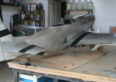 More progress on the P-51D.