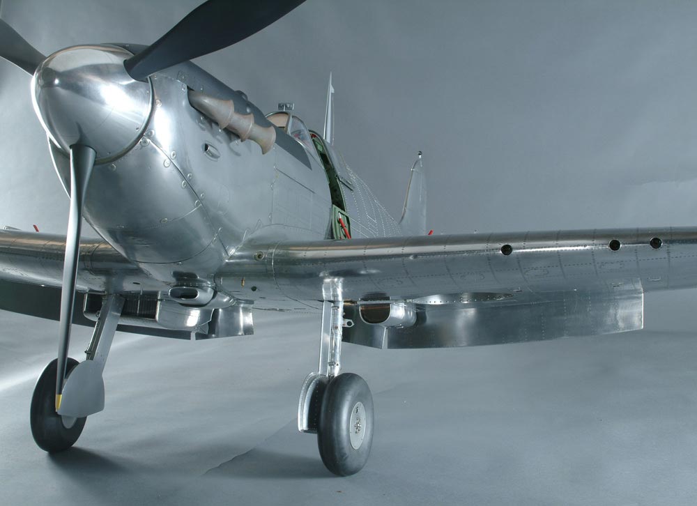 David's 1/5 scale model Spitfire.
