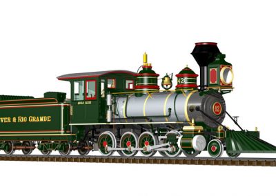 One of Bill's locomotive CAD models.
