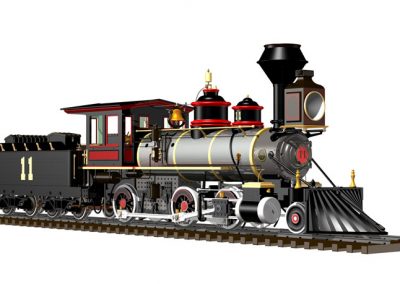 Bill's Rio Grande Southern locomotive CAD.