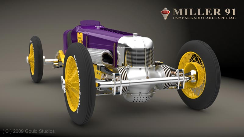 Another version of Bill's Miller 91 race car CAD. 
