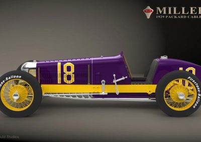 A variation of the Miller 91 rendered through CAD.
