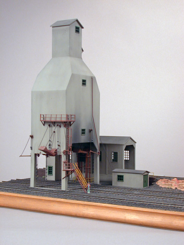 Another view of Bill's scale model coaling tower kit.