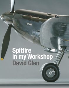 The cover of David's book, "Spitfire in my Workshop."