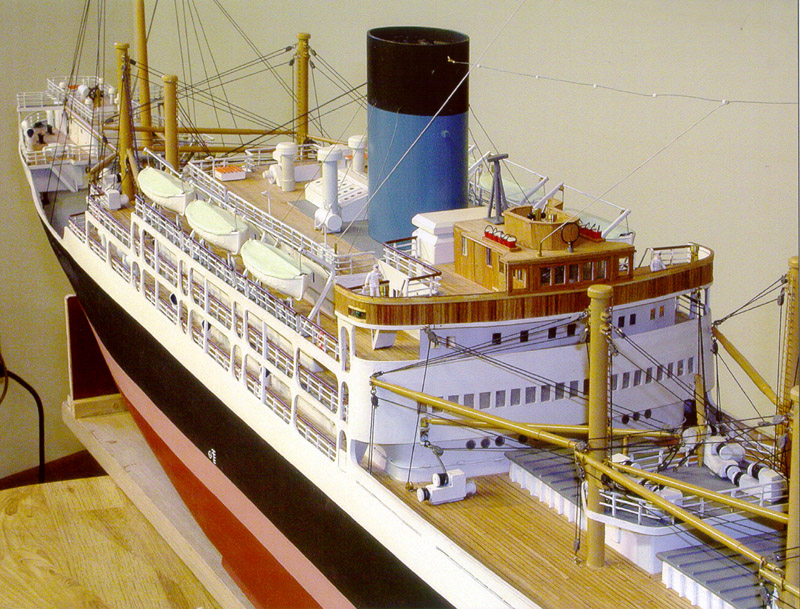 Another one of Andrew's ship models—the Helenus.