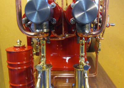 Another look at the twin-cylinder engine.