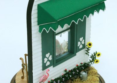 The outside of the child's bedroom diorama.