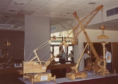 Perry's models on display at a trade show.