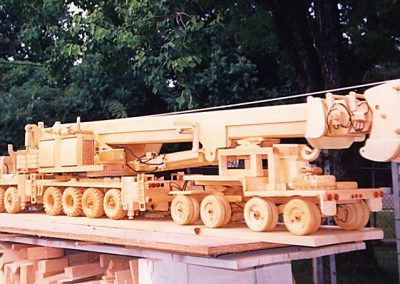 A different six-axle crane truck built by Perry.
