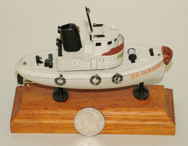 Scotty's scale model J.C. Tanner tugboat.