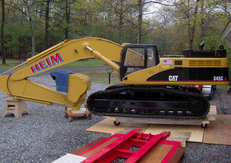 Fred's 1/2 scale Cat excavator.