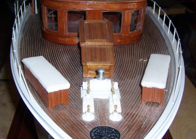 The front deck of the Olympus model.