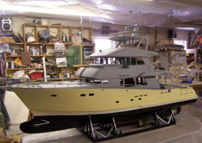 The Crosswinds II with finished hull.