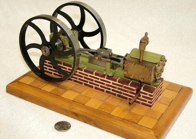 A slightly larger horizontal steam engine.