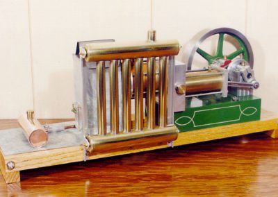 A Stirling engine built by Rudy.