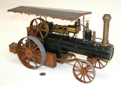 A different scale model steam tractor.