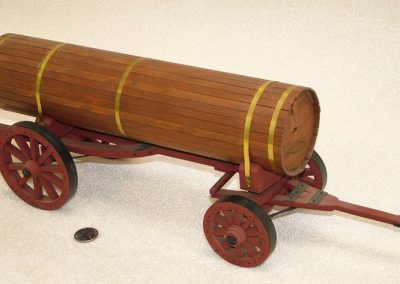 A scale model wagon.