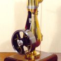 Brass Vase Vertical Steam Engine