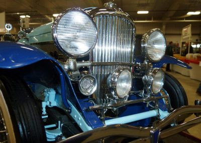 The front end of the finished Duesenberg.