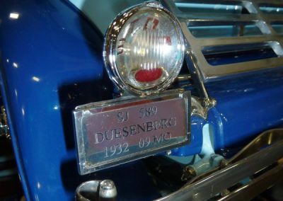 Another look at the exterior of the Duesenberg.