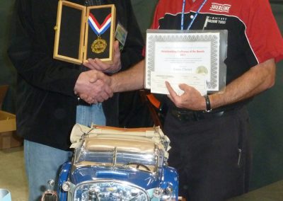 Lou receiving his Craftsman of the Decade Award.