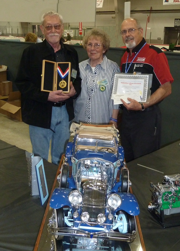 Louis Chenot receiving his Craftsman of the Decade Award in 2011. 
