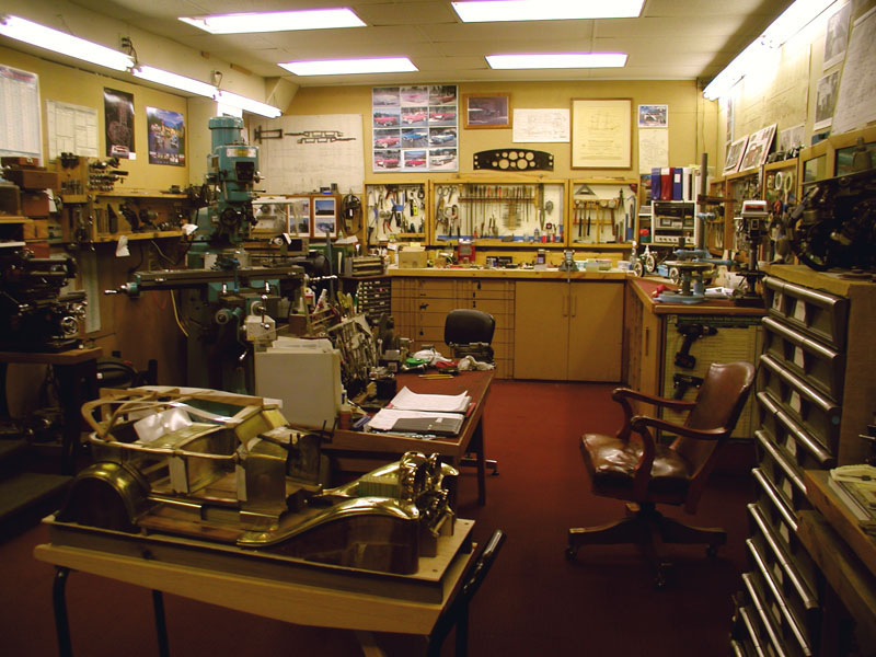 Another view of Lou's well-equipped workshop.