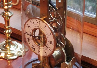 A mantel clock built by Chris.