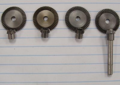 Bevel gears for the Liberty V-12 engines.