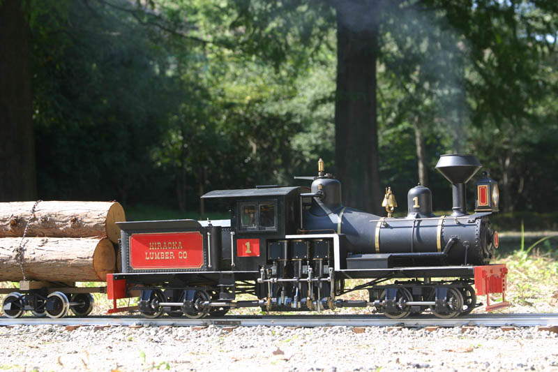 Kozo's scale Shay geared locomotive.