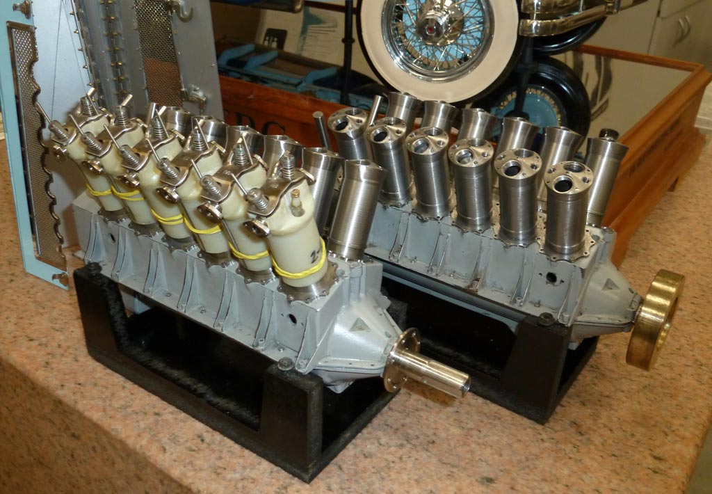 Another look at Lou's progress on the Liberty V-12 engines.