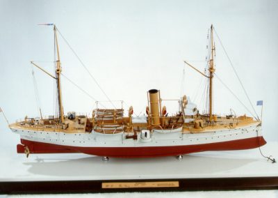 Phil's model of the USS Bennington.