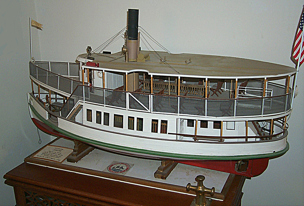Chris' scale model passenger ferry Sabino.