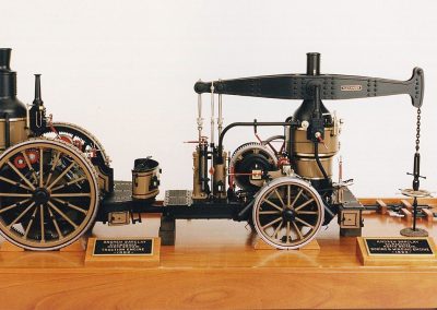 A scale model Barclay traction and boring engine.