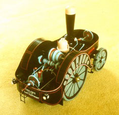 Cherry's study model for a "Steam Elephant" traction engine.