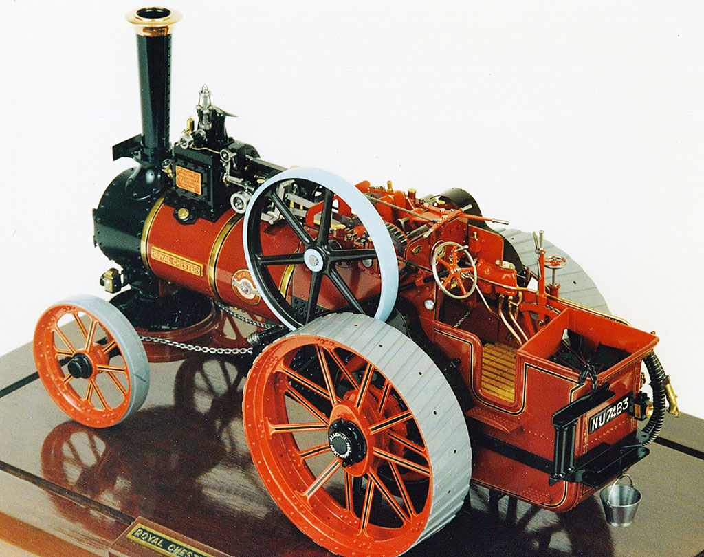 Cherry's scale model Allchin traction engine. 