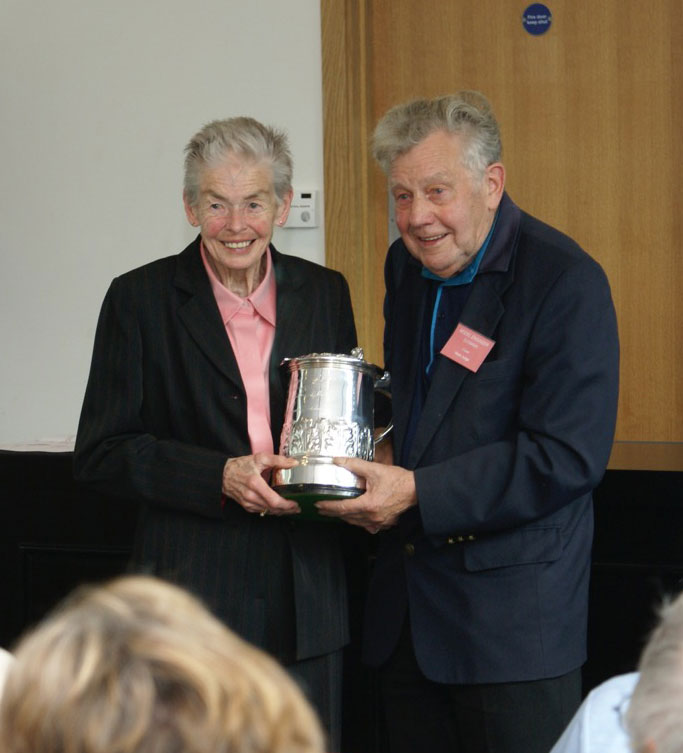 Cherry Hill receiving The Duke of Edinburgh's Award.