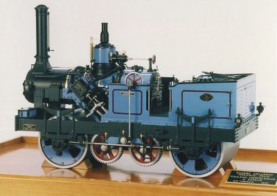 Cherry's scale model Gellerat steam roller.