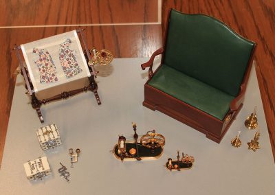 Various miniatures made by Bill.