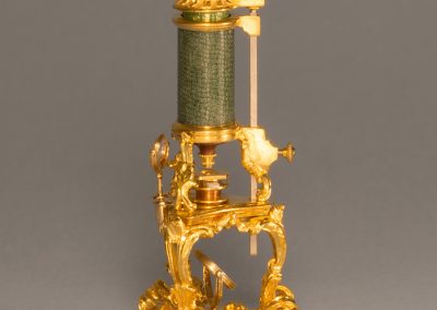 Bill's scale model Louis XV style microscope.