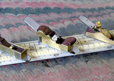 Miniature wood planes.