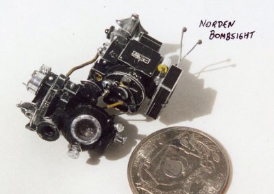 The tiny Norden bomb sight.