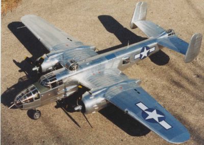 Guillermo's scale model B-25 Mitchell.