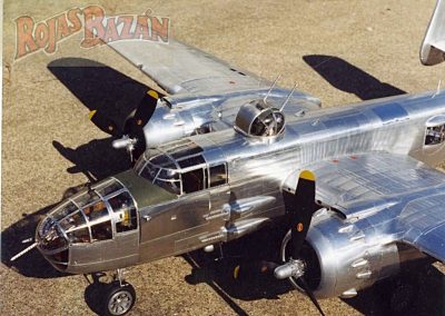 A front view of the B-25.
