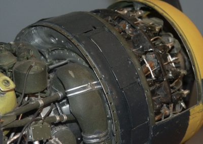 A close look at the Corsair engine.