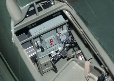 The cockpit is fully detailed.