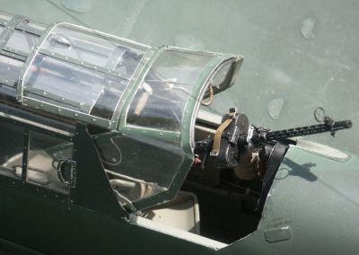 A close look at the gunner’s position.