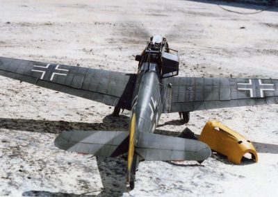Guillermo built this German Messerschmitt Bf 109E at 1/15 scale.