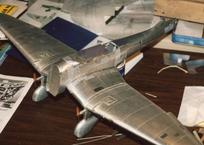 This German Junkers Ju 87 was built at 1/15 scale, but is unfinished.