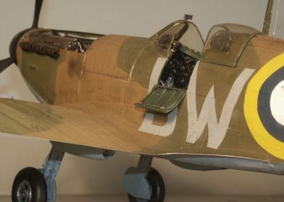 This British Spitfire was modeled in 1/15 scale.